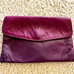 Italian leather mini purse
